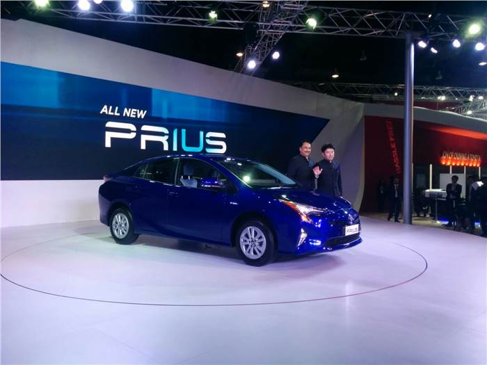 Toyota showcases new Innova Crysta, Prius at Auto Expo 2016